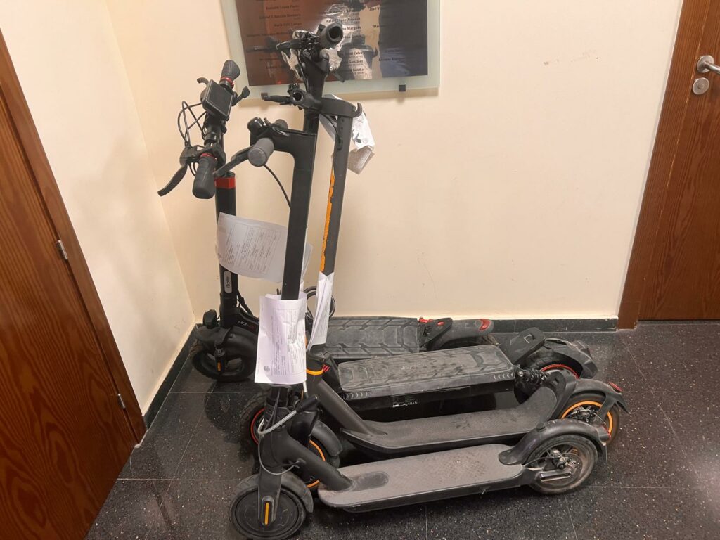 Una campaña de la Policía Local se salda con 40 patinetes inmovilizados y 49 denuncias