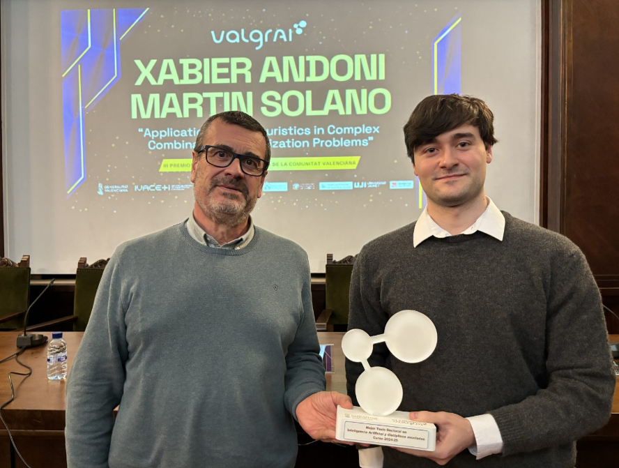 Xabier Martín, premio a la mejor tesis en IA