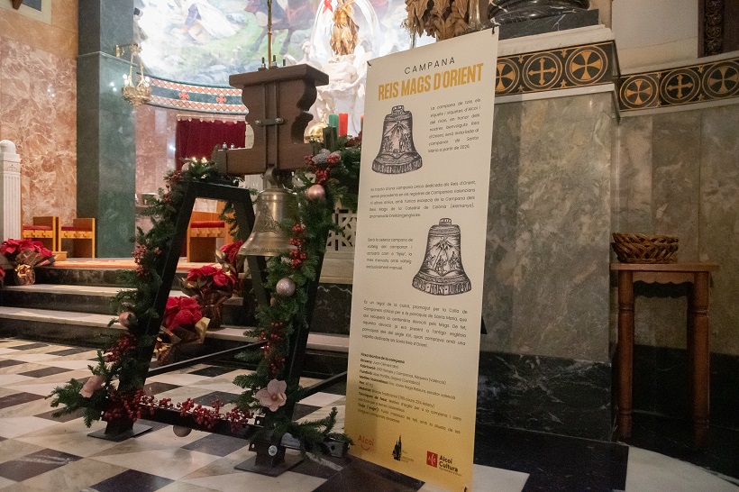 Santa María tendrá una campana muy alcoyana y navideña