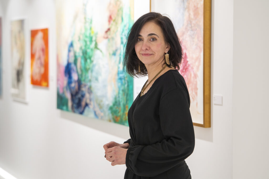 Ángeles Oliver vuelve a casa llena de luz