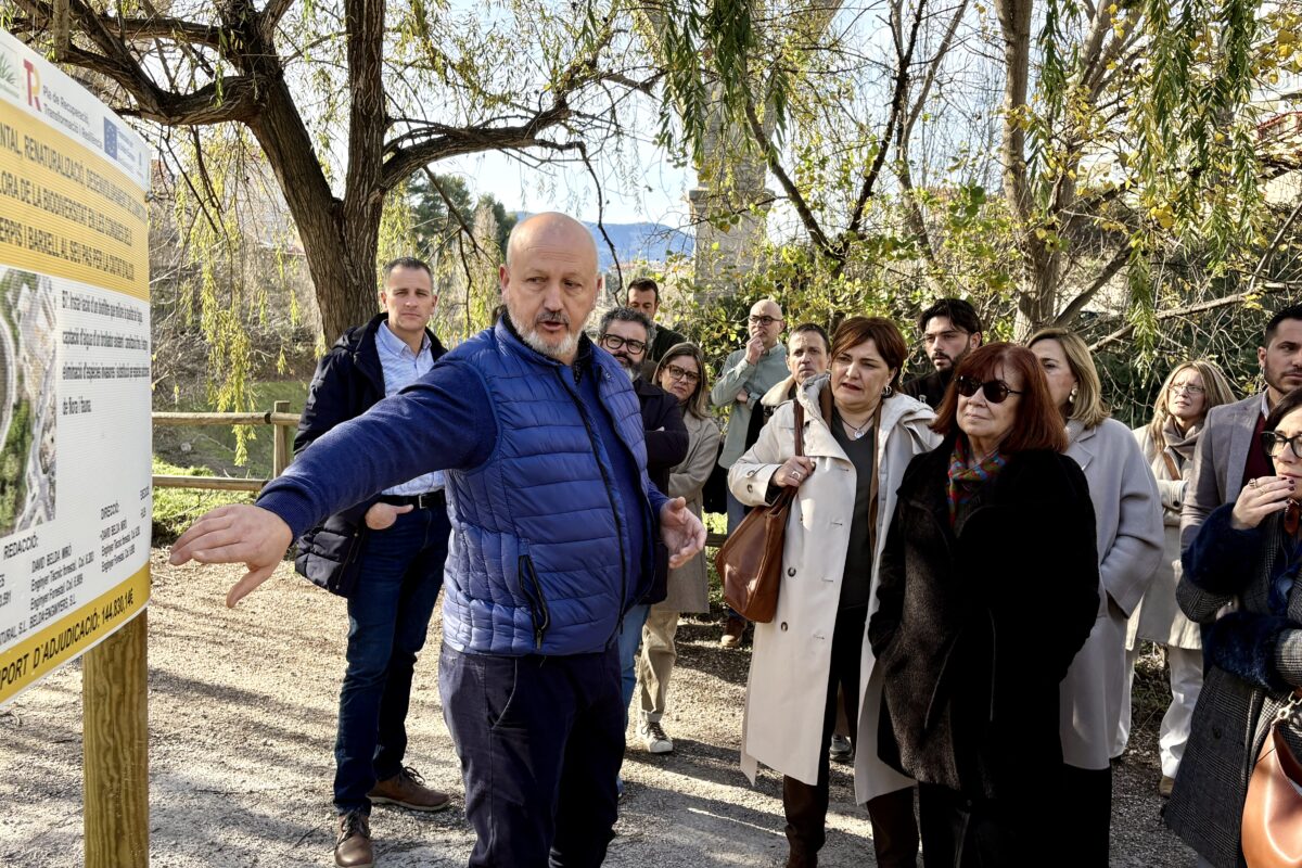 Cristina Narbona veu a Alcoi un exemple d'adaptació al canvi climàtic