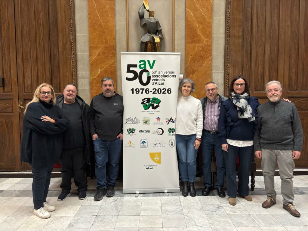 Les associacions de veïns d'Alcoi compleixen 50 anys