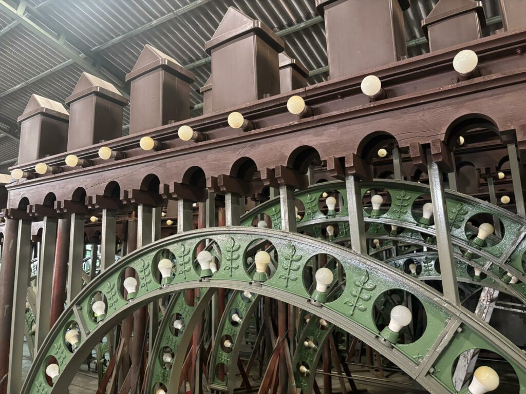 La enramada presentará su mejor aspecto tras el repintado