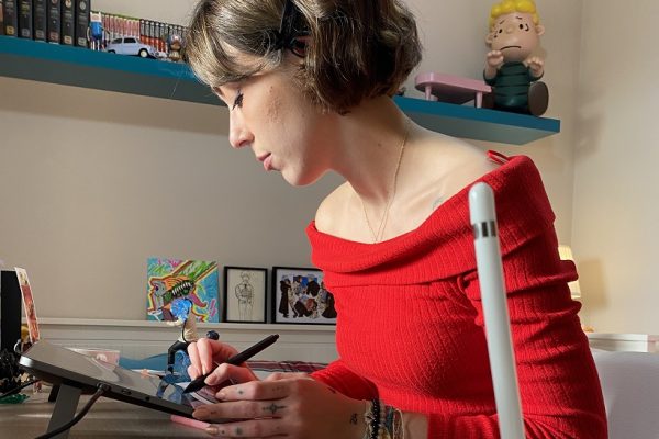 Vega Piñero: dibuixar fins a volar amb Red Bull