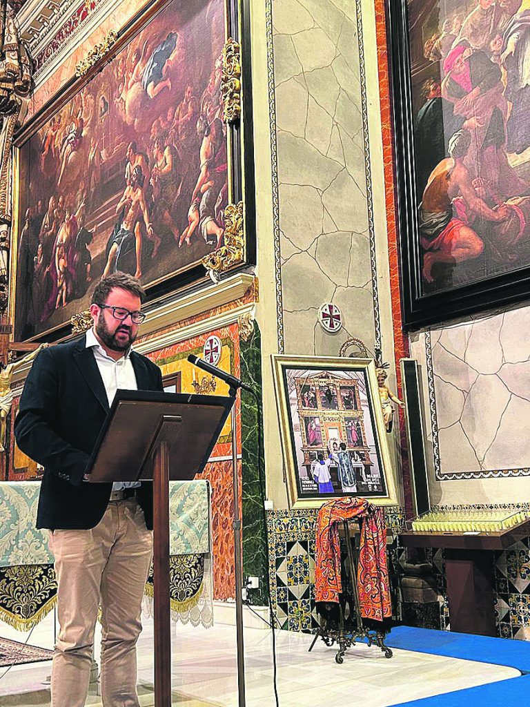 Monar plasma el miracle de la Mareta en el cartell de les Festes